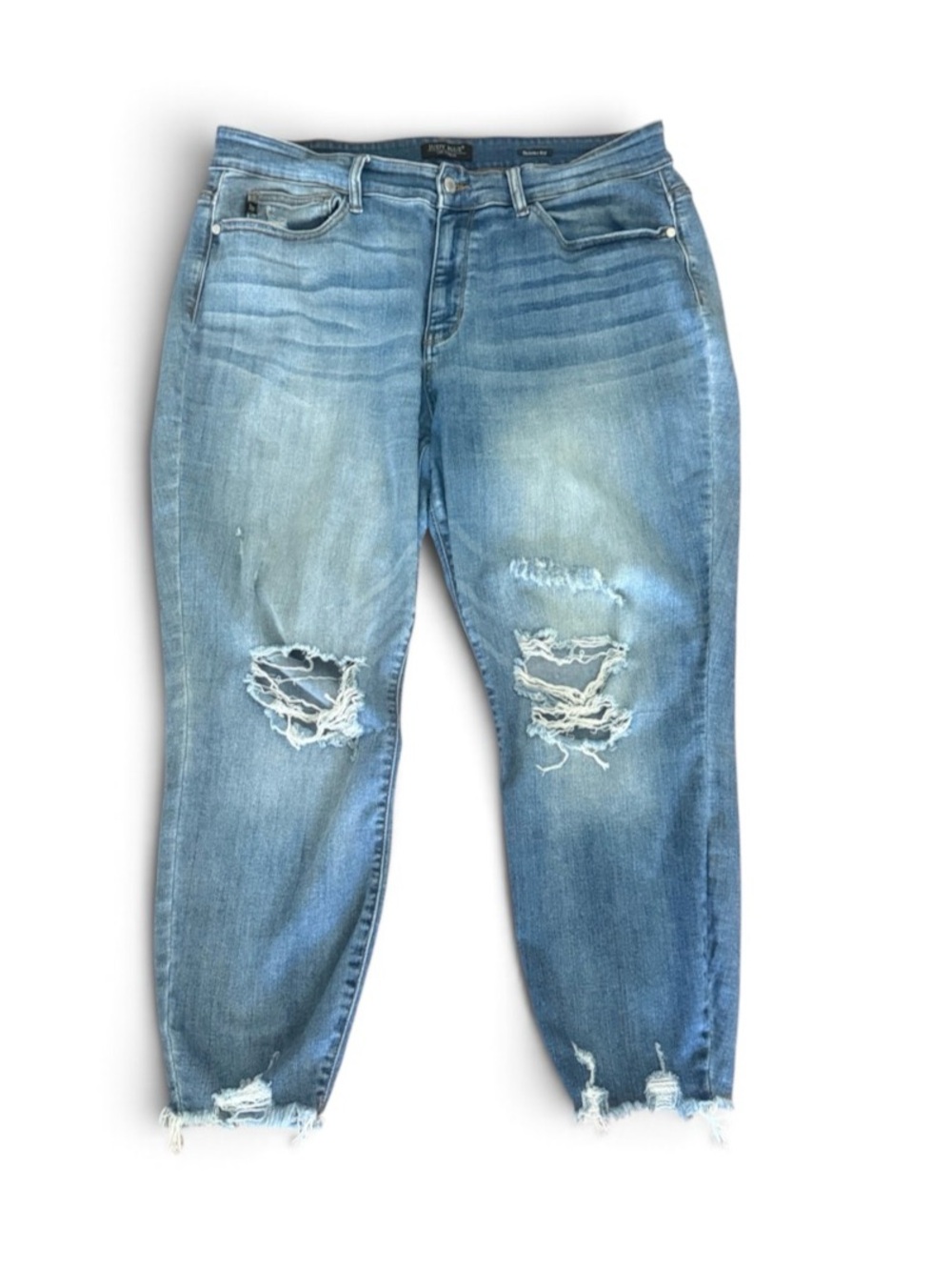 Judy Blue Women’s Plus size 20 W Skinny distressed ripped Jeans